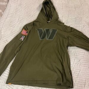 Washington Commanders hooded long sleeve